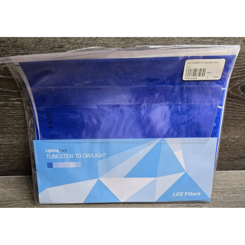 LEE Filters Lighting Pack Tungsten to Daylight Blue Color 12 Sheets 10 x 12"